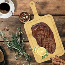 Wood Cutting Board With Handle Wooden Ecologicals Bamboos Serving Board Kitchen Chopping Boards For Pizza Bread Cheese Charcuterie Fruit Vegetables