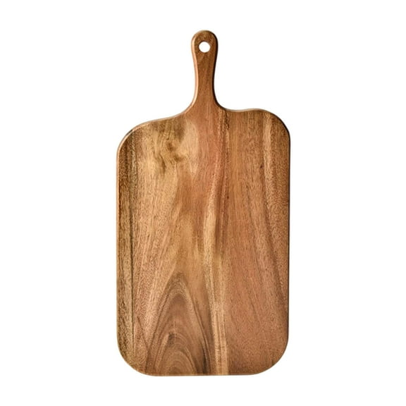 Wood Cutting Board Wood Chopping Board With Handle Double Steak Tray For Cheese Serving Outdoor Rv Commercial Restaurant 1Pc Easy To Use