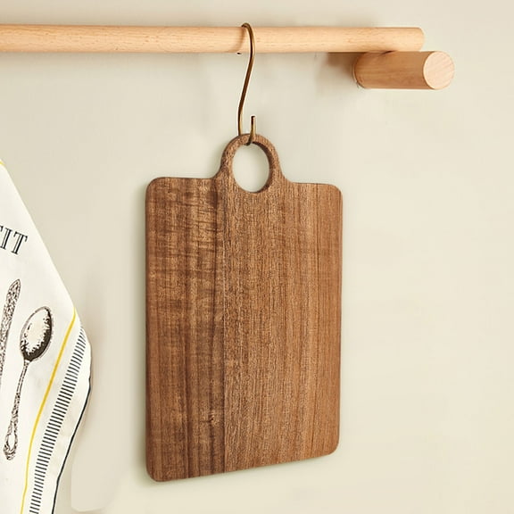 Wood Cutting Board under $5! kkbbma Wood Cutting Board Bamboo Chopping Block for Vegetables Fruits Meat Pizza Steak Kitchen Essential