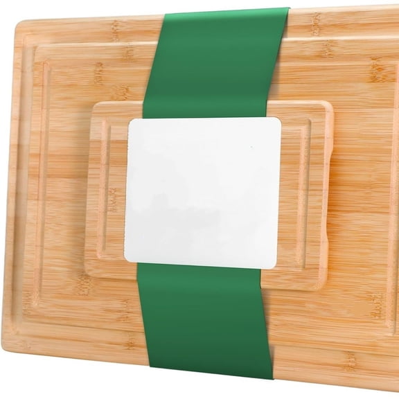 Wood Cutting Boards for Kitchen - Bamboo Cutting Board Set of 3, Cutting Boards with Juice Grooves, Serving Board Set, Chopping Board for Meat, Veggie, Easy Grip Handle (9x6", 12x8", 15x10")
