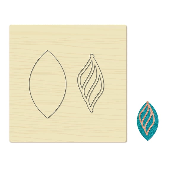 Wood Cutting Dies with Steel for DIY Scrapbooking/Photo Album Decorative Embossing DIY Paper Card Mixed Patterns 15x15cm for DIY