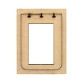 thumbnail image 1 of Wood DIY Cutting Dies Notebook Cover Blade Template Scrapbook Leather Craft Leather Die Cuts for Albums Card Making Scrapbooking Making 147x107mm 3 Hole, 1 of 9