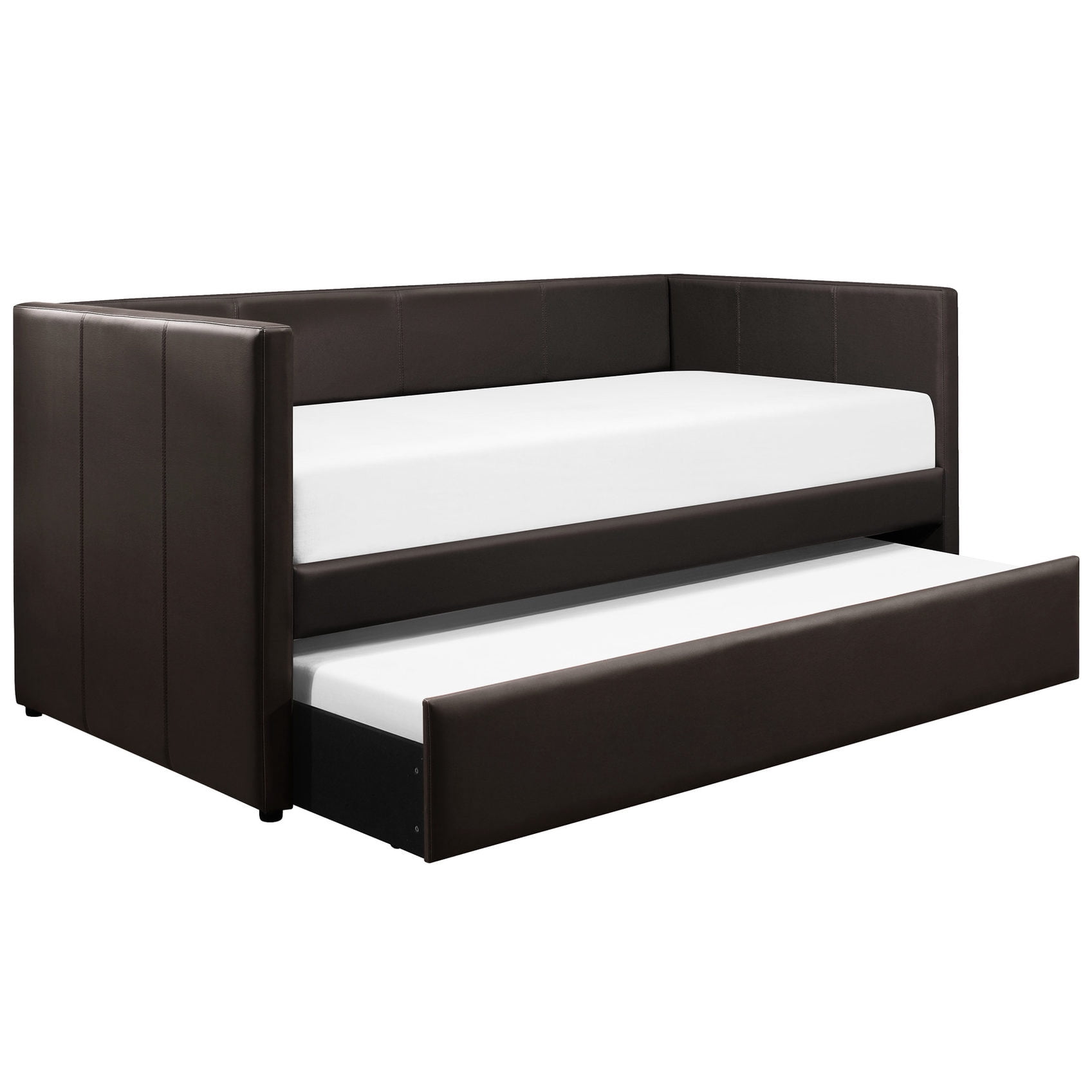 Wood Daybed with Pull - out Trundle Feature / Fit Different Room ...