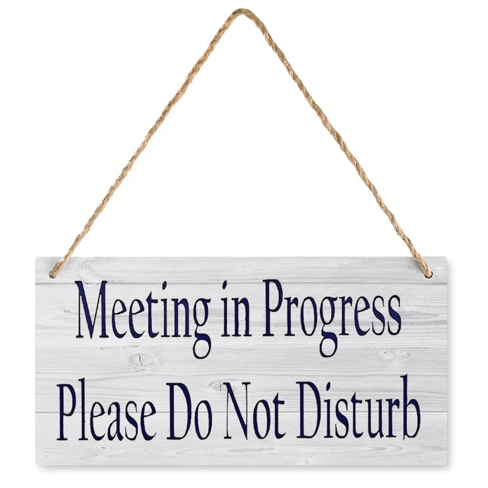 Wood Decor Meeting In Progress Please Do Not Disturb Wood Sign Decor ...