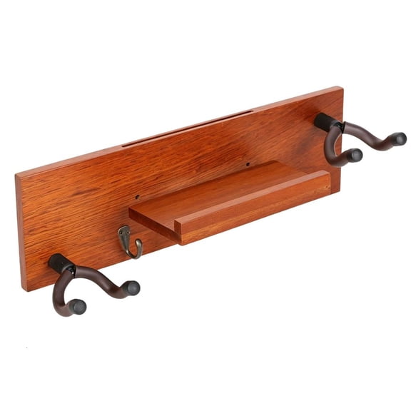 Wood Decorative Guitar Wall Hanger Safe Use Ukulele Hanging Hook Suitable for Ukulele Violin with Adjustable Angles