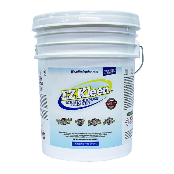 Wood Defender EZ Kleen Multi-Purpose Cleaner Concentrated Degreaser 5-Gallon