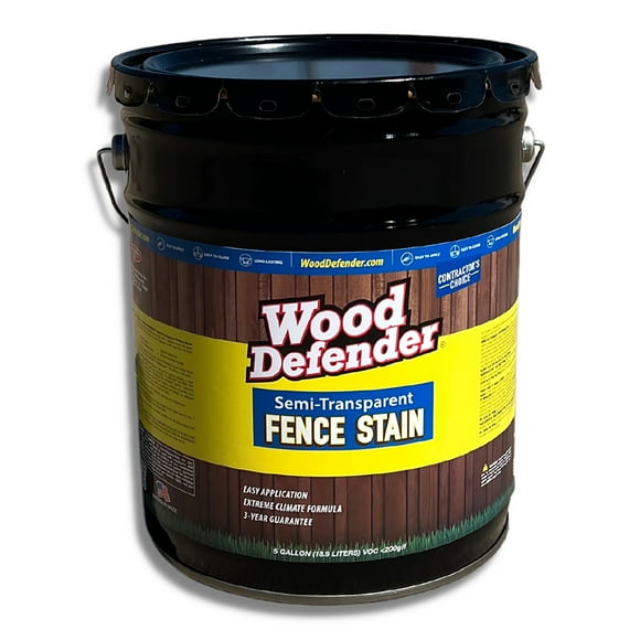 Wood Defender Semi-transparent Fence Stain DESERT SAND 5-gallon