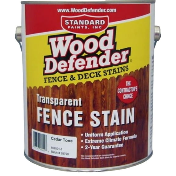 Wood Defender Transparent Fence Stain CEDAR TONE gallon