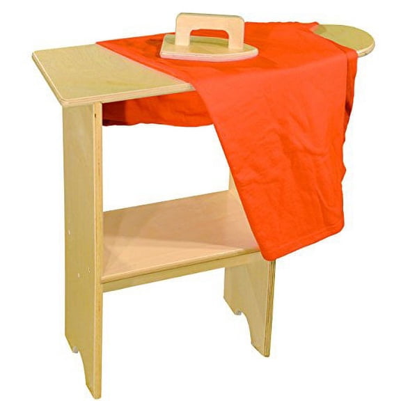 Wood Designs 11011 Stationary Ironing Board with Iron