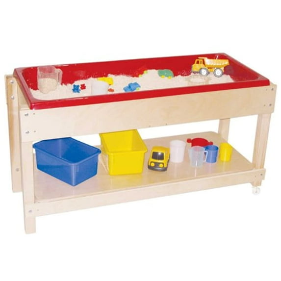 Wood Designs WD11810 Sand and Water Table with Top Shelf