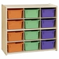 thumbnail image 1 of Wood Designs 12 Compartment Cubby with Trays, 1 of 2