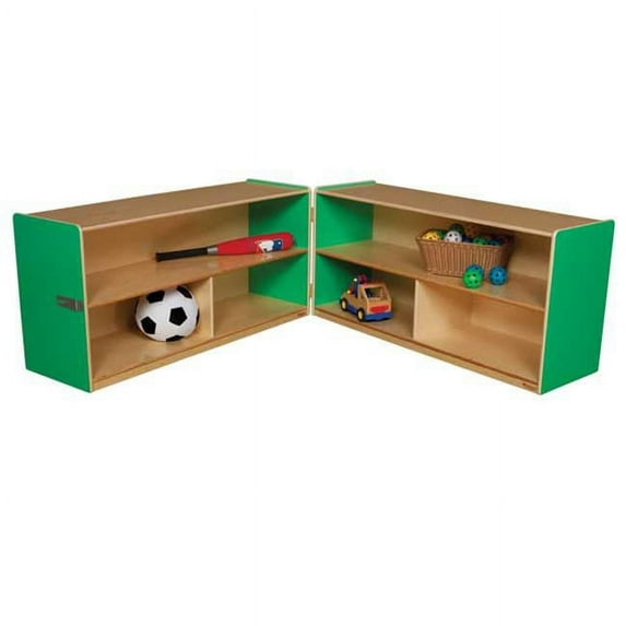 Wood Designs 12530G Green Apple Folding Versatile Storage Unit, 24 In. H