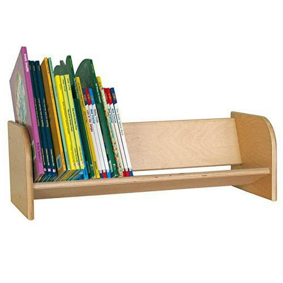 wood designs wd13900 book display rack, 8 x 24 x 10" (h x w x d)