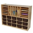 thumbnail image 1 of Wood Designs  Multi-Storage With 15 Brown Trays - Brown, 1 of 1
