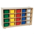 thumbnail image 1 of Wood Designs 14503AP 20 Storage With Assorted Pastel Trays, 1 of 1