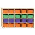 thumbnail image 1 of Wood Designs 14503AP 20 Tray Storage with Assorted Pastel Trays, 1 of 4