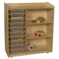 thumbnail image 1 of Wood Designs 15131 Sensorial Discover Shelving With Translucent Trays, 1 of 1