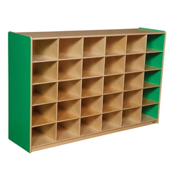 Wood Designs 16039LG 30 Storage With Trays, Lime Green