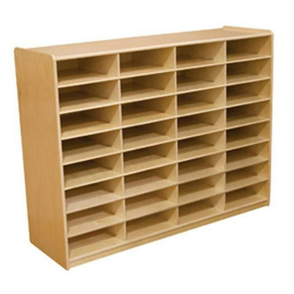 Wood Designs 17489 32 3 In. Letter Tray Storage Unit Without Trays