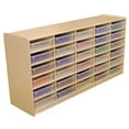 thumbnail image 1 of Wood Designs 17561 30 3 In. Letter Tray Storage Unit With Translucent Trays, 1 of 1