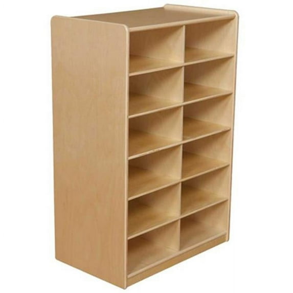 Wood Designs 18269 12 5 In. Letter Tray Storage Unit Without Trays