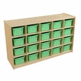thumbnail image 1 of Wood Designs 20 Compartment Cubby with Trays, 1 of 3