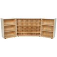 thumbnail image 1 of Wood Designs  25 Tri-Fold Storage With Lime Green Trays - Lime Green, 1 of 1