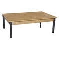 thumbnail image 1 of Wood Designs 834A1217 30" x 48" Rectangle Hardwood Table with Adjustable Legs 12"-17", 18" Height, 48" Width, 30" Length, 1 of 3
