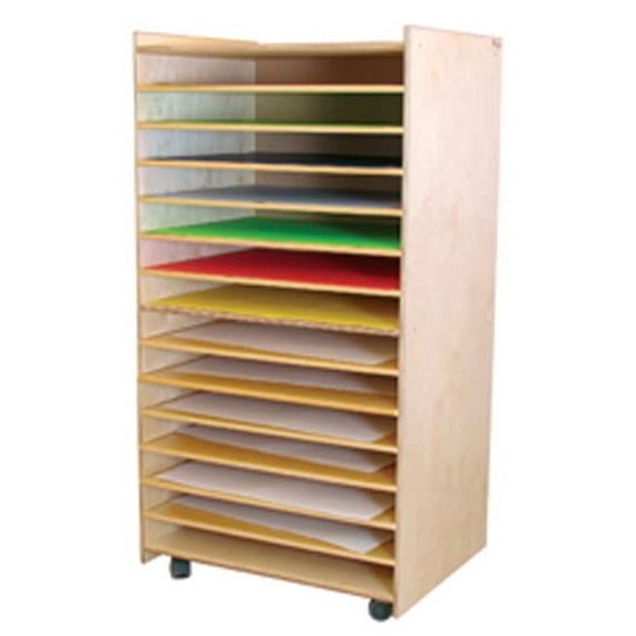 Wood Designs 33500 Puzzle And Paper Storage Center