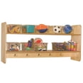 thumbnail image 1 of Wood Designs 51401 Wall Locker And Storage With 10 Translucent Trays, 1 of 1