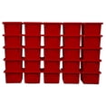 thumbnail image 1 of Wood Designs 71004-25WLID Cubby Tray with Lid, Red - Set of 25, 1 of 1