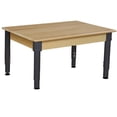 thumbnail image 1 of Wood Designs 823A1217C6 24 x 36 in. Mobile Rectangle Hardwood Table With Adjustable Legs 14-19 in., 1 of 1