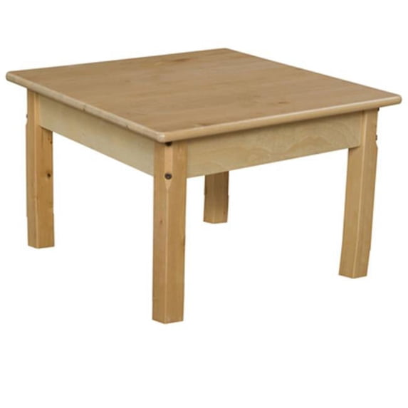 Wood Designs 83716C6 36 in. Mobile Square Hardwood Table With 16 in. Legs