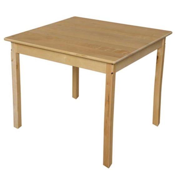 Wood Designs 83729 36 in. Square Hardwood Table With 29 in. Legs