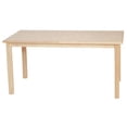 thumbnail image 1 of Wood Designs 84824 - Hardwood Table - Rectangle - 24 X 48 X 24 Inches, 1 of 1