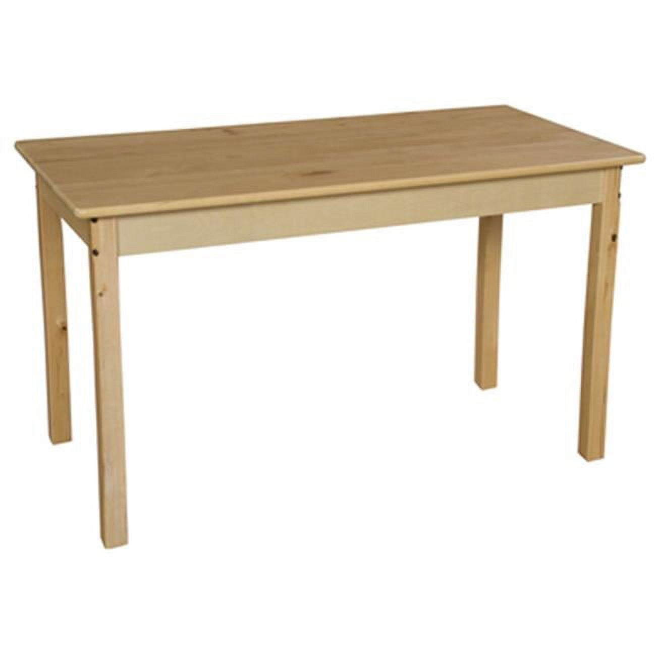Wood Designs 84829 24 x 48 in. Rectangle Hardwood Table With 29 in. Legs