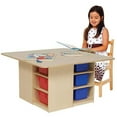 thumbnail image 1 of Wood Designs 85003AP Cubby Table With 12 Assorted Pastel Trays, 1 of 1