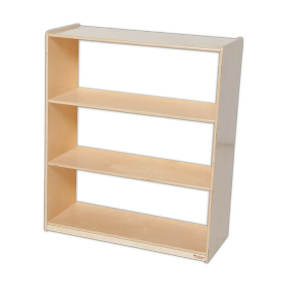 Wood Designs Bookshelf with Acrylic Back - 42H in.