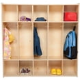 thumbnail image 1 of Wood Designs C51200 Five Section Locker, 1 of 1