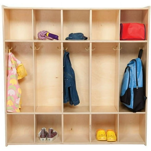 Wood Designs C51200 Five Section Locker