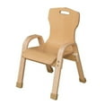 thumbnail image 1 of Wood Designs Circular Double Sided 6 Compartment Shelving Unit with Casters, 1 of 2