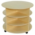thumbnail image 1 of Wood Designs 991289 38" H Circular Storage Unit, Natural, 1 of 3