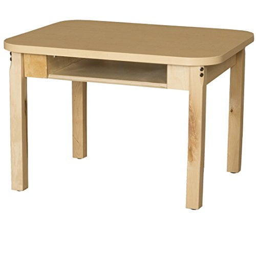 Wood Designs HPL1824DSK14 Classroom High Pressure Laminate Desk with Hardwood Legs, 14"
