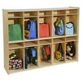thumbnail image 1 of Contender 10 Section Locker Organizer for School Teens, Stationary Cabinet, Classroom Coat Locker, 1 of 5