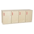 thumbnail image 1 of Wood Designs Contender Four-Section Stackable Lockers with Doors, 1 of 1