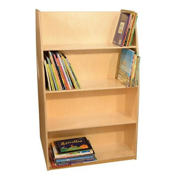 Wood Designs Double Sided Alone Zone 49'' Bookcase