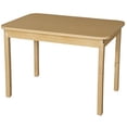thumbnail image 1 of wood designs hpl304429 - rectangle high pressure laminate table with hardwood legs, 29", 1 of 2
