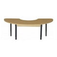thumbnail image 1 of Wood Designs  Half Circle High Pressure Laminate Table With Adjustable Legs- 12-17 in., 1 of 1