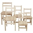thumbnail image 1 of Wood Designs  Hardwood Chair - Natural - 15 Inches, 1 of 1
