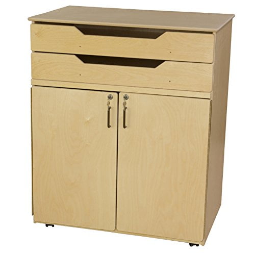 Wood Designs 990734 Mobile Cabinet, 46" Height, 36" Width, 24" Length